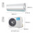美的（Midea）全直流コンバータ壁挂式エアンコン一段机能冷暖房室外机イテリングAPPクエルエアンセラミックス白KFR-35 GW/WXDN 8 A1@1.5匹
